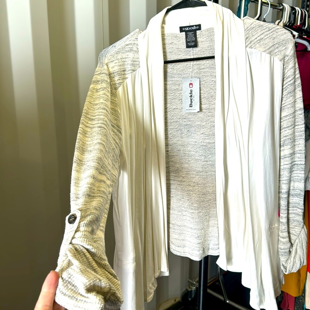 Buckle Lightweight Drape Cardigan